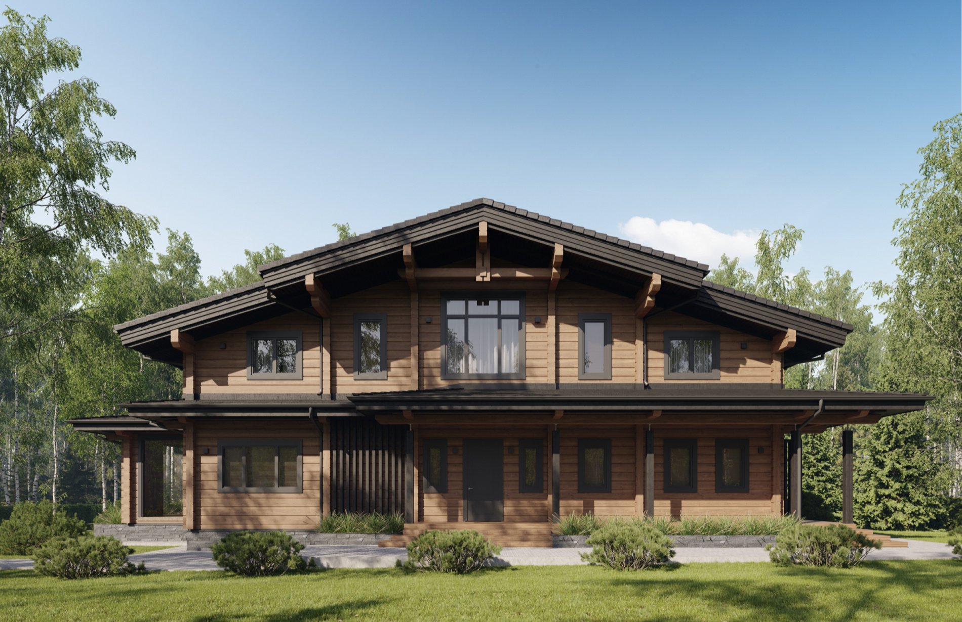 Зимний проект дома